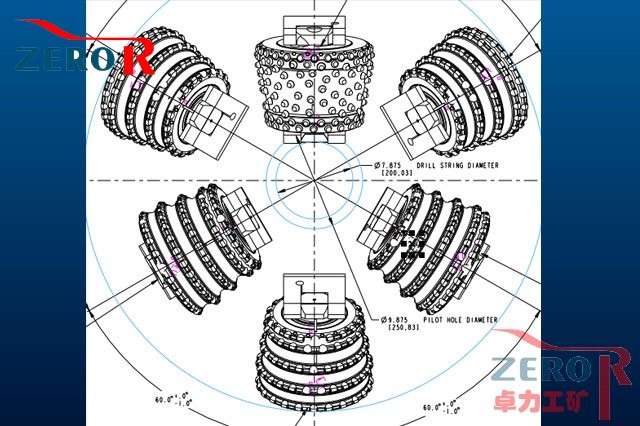 反井鉆機(jī)擴(kuò)孔大鉆頭 反井鉆機(jī)擴(kuò)孔大鉆頭