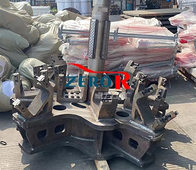 反井鉆機2米擴孔刀盤制作完成準(zhǔn)備發(fā)貨